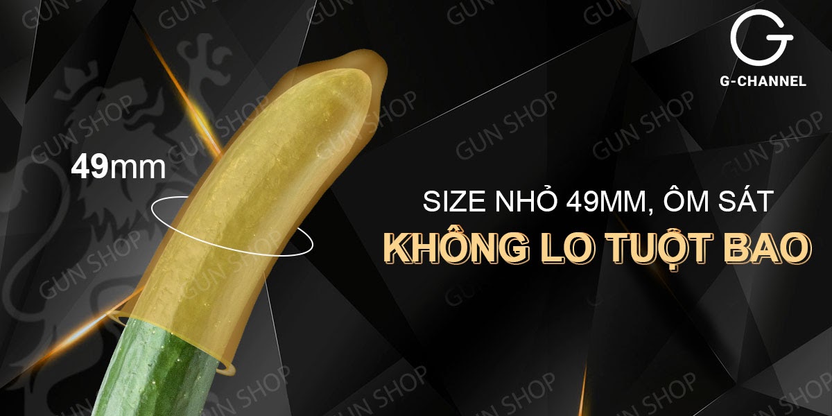 Bao cao su Durex Kingtex size nhỏ 49mm ôm sát tăng khoái cảm 12 cái