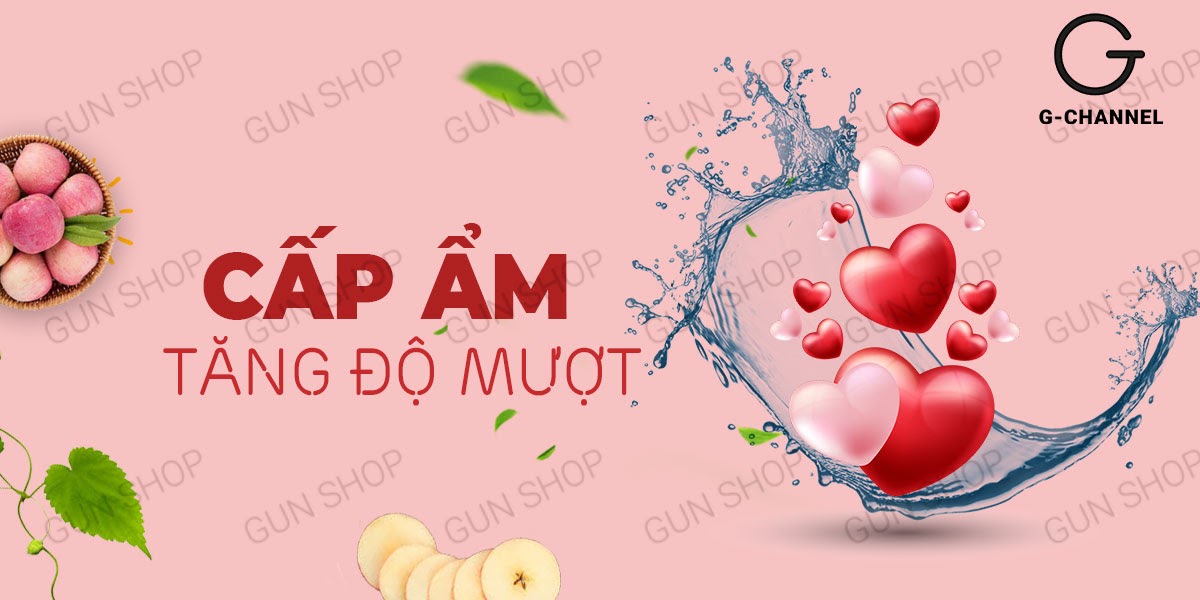 Gel bôi trơn hương táo Silk Touch 100ml an toàn dịu nhẹ nâng cao khoái cảm