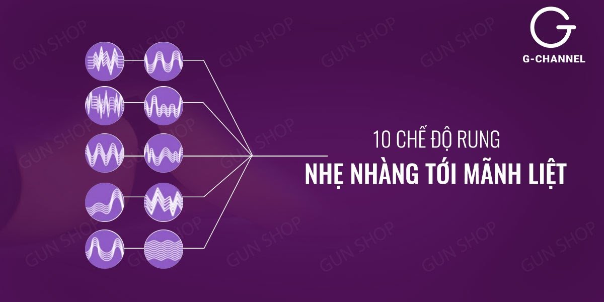 Trứng rung viên đạn 10 tốc độ Yeain Mini Vibrator kích thích cực đỉnh