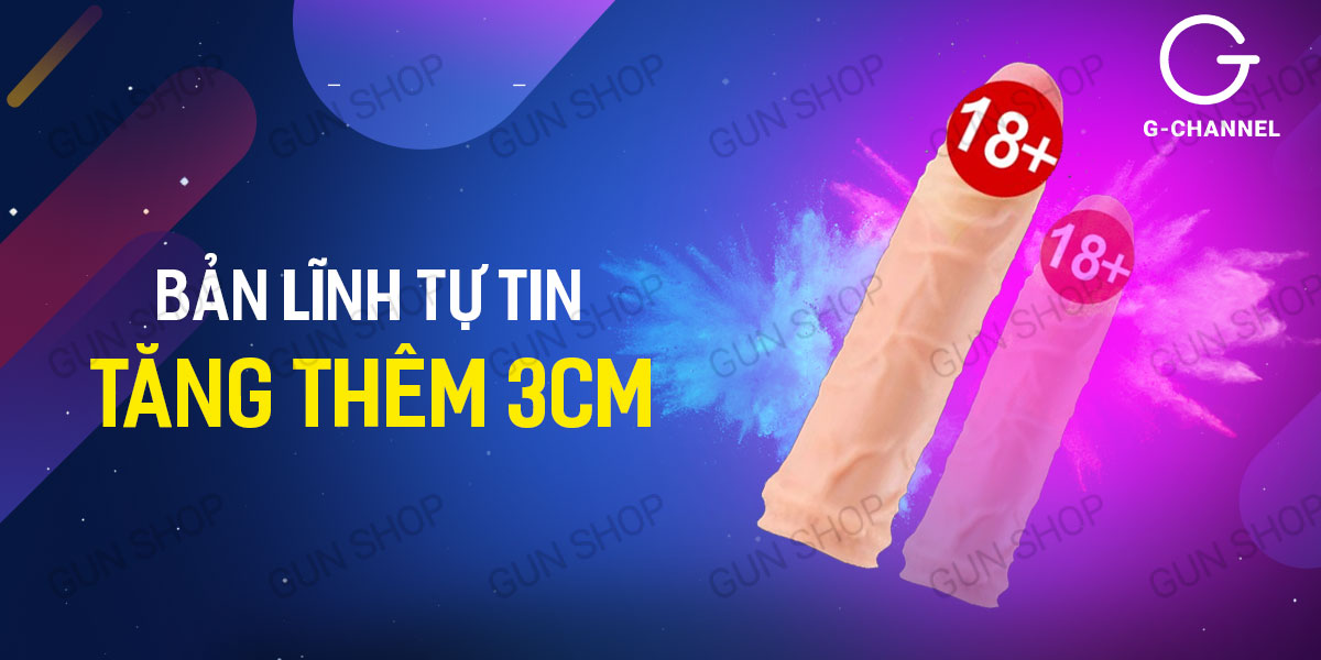 Bao cao su đôn dên Yeain Maxman tăng 3cm siêu kích thích mềm mại