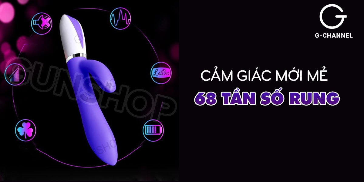 Dương vật giả 2 đầu rung 68 chế độ sạc nhanh - Libo Summer Love