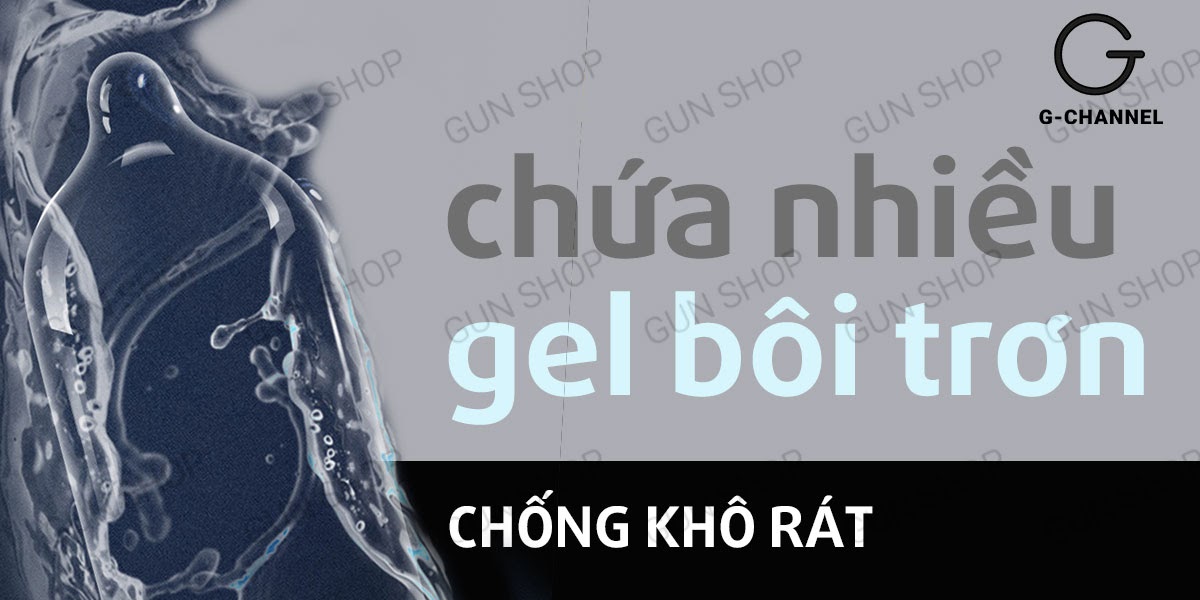 Bao cao su Kimono Xám siêu mỏng 0.03mm Hộp 12 cái an toàn mềm mại