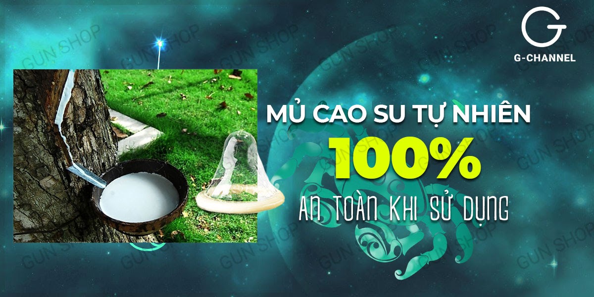 Bao cao su Ropockon Cung Cự Giải Mỏng 0.03mm Hương Dâu An Toàn Hấp Dẫn 12 cái