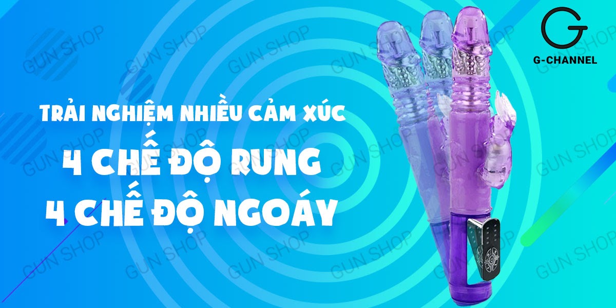 Dương Vật Giả Rung 4 Chế Độ Pin Tiện Lợi - Mua Ngay