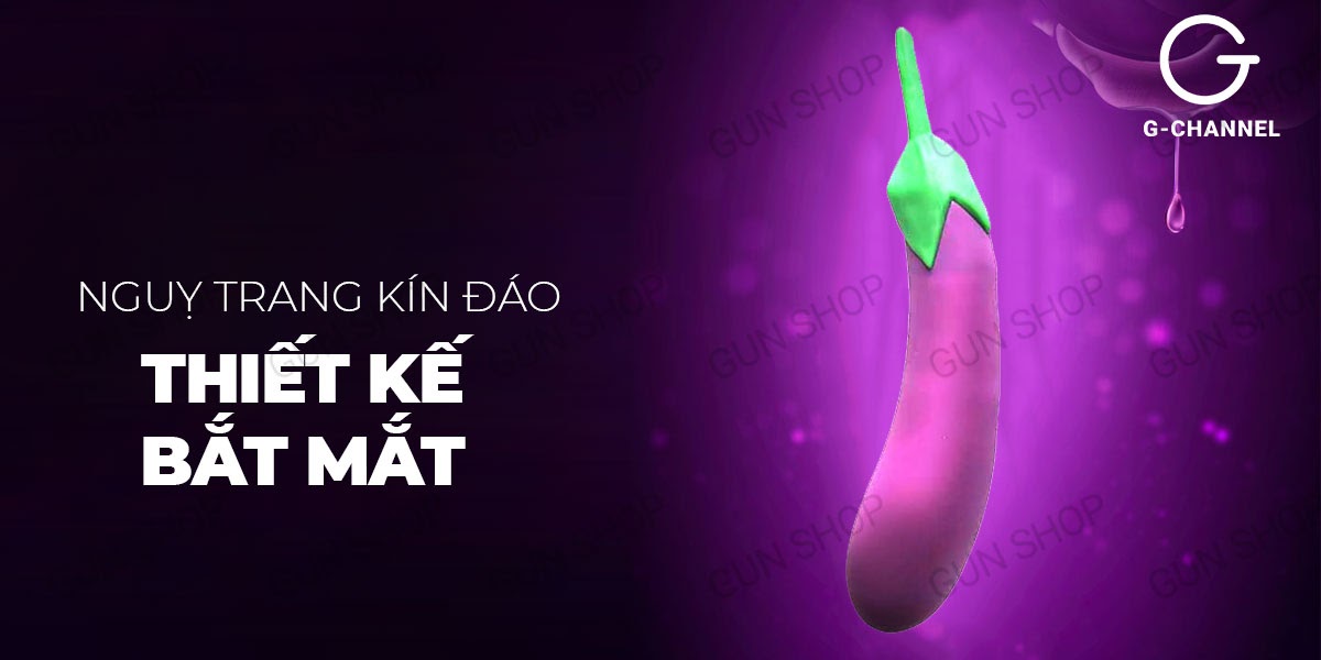 Dương vật giả quả cà tím đa chế độ rung siêu mềm mại, giá tốt