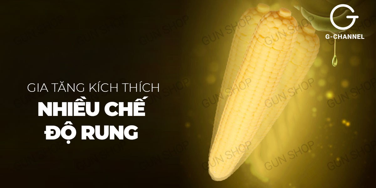  Giá sỉ Dương vật giả rung hình trái bắp đa chế độ rung sạc điện - Wistone Maize nhập khẩu