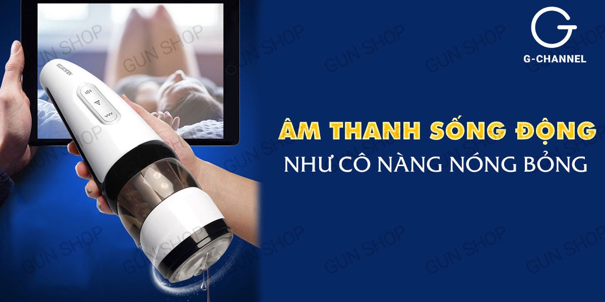 Âm đạo giả thụt xoay đa chế độ sạc điện Ailighter Katerina 4 siêu kích thích