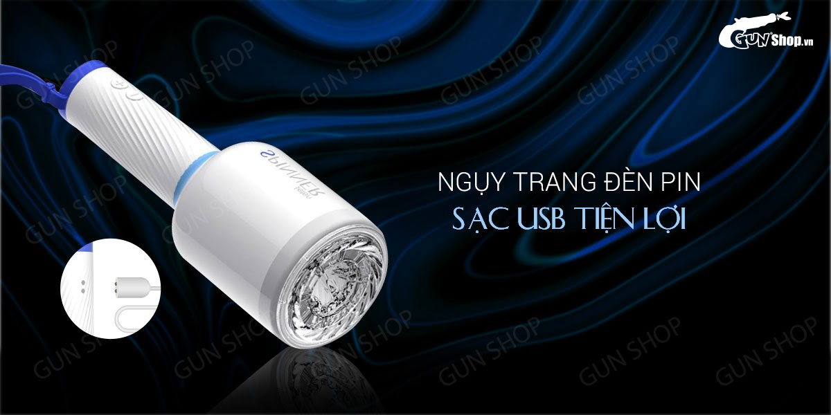Máy rung âm đạo giả Leten Spinner cao cấp sạc nhanh siêu thích