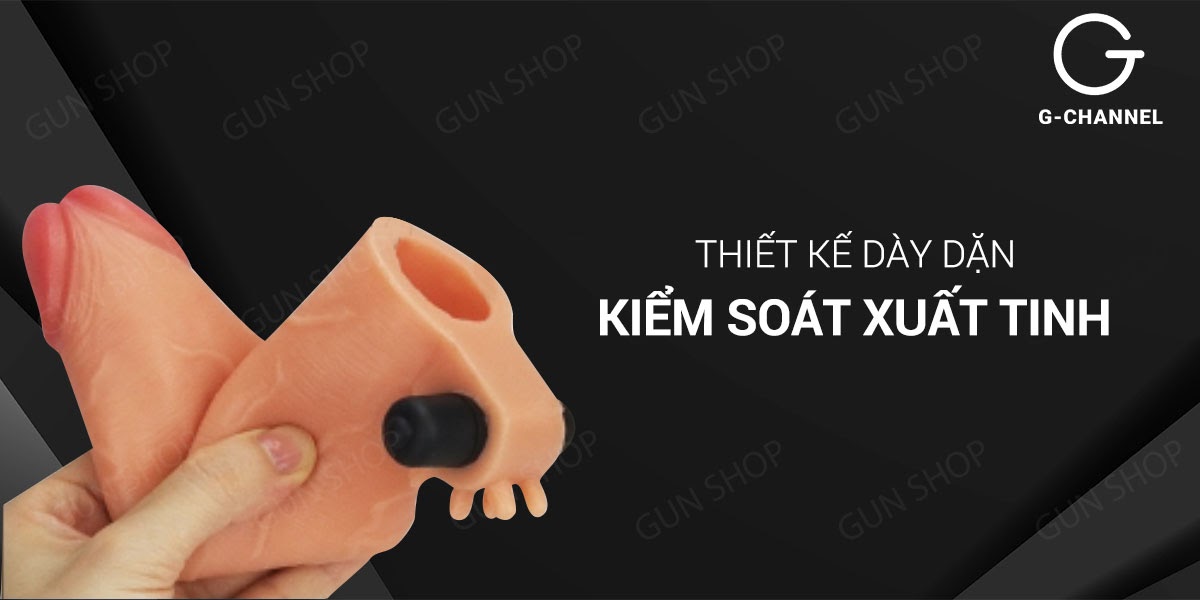 Lovetoy Nature Extender bao cao su đôn dên rung mê ly tăng 38mm