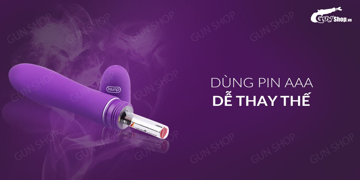 Trứng rung mini 5 chế độ Durex pin dùng tiện lợi kích thích