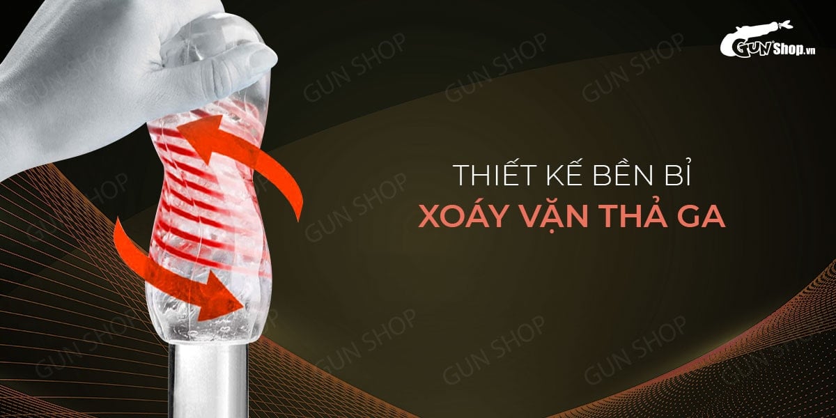 Âm đạo giả xoắn ốc ôm khít Tenga Spinner 02 Hexa siêu phê