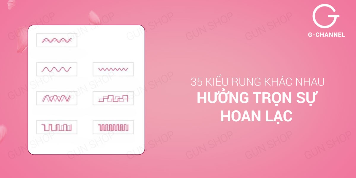 Dương vật giả Svakom Trysta Pink 35 chế độ rung sạc tiện lợi