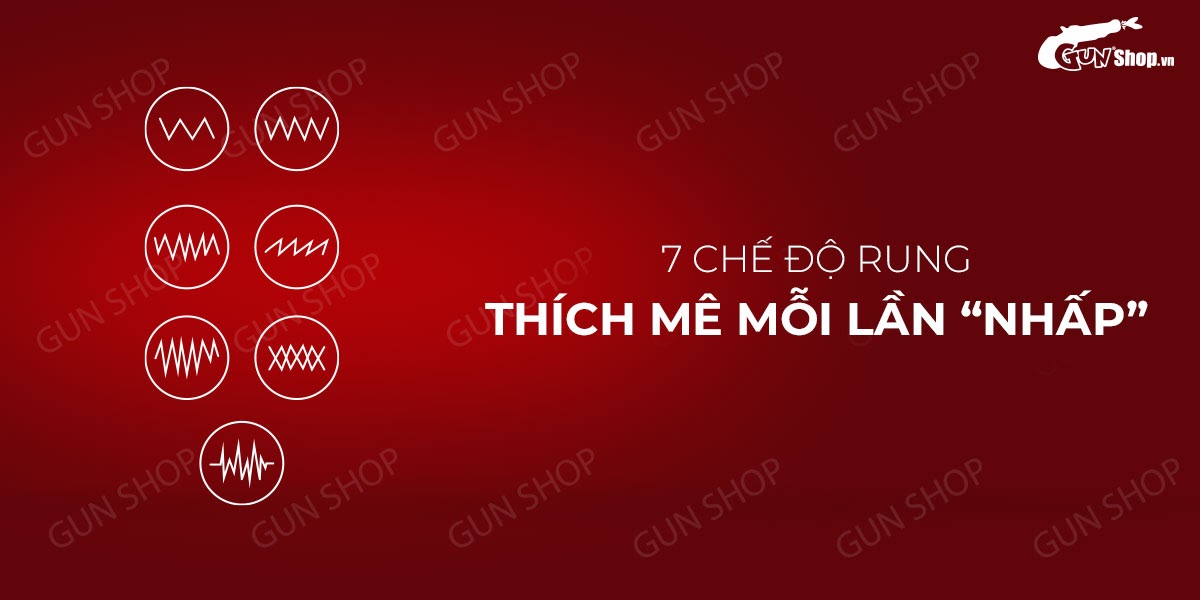 Đồ chơi tình dục dán tường 7 chế độ rung pin siêu phê