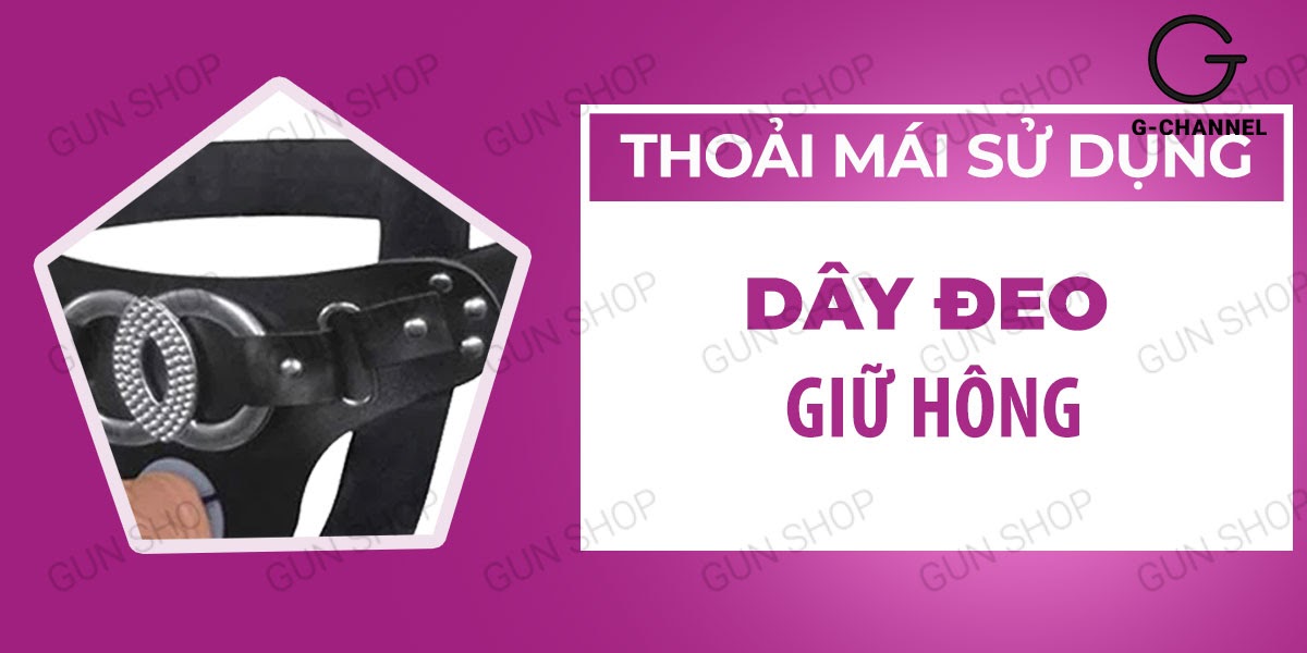 Dương vật giả rung dây đeo Baile Vibra silicon mềm kích thích mạnh