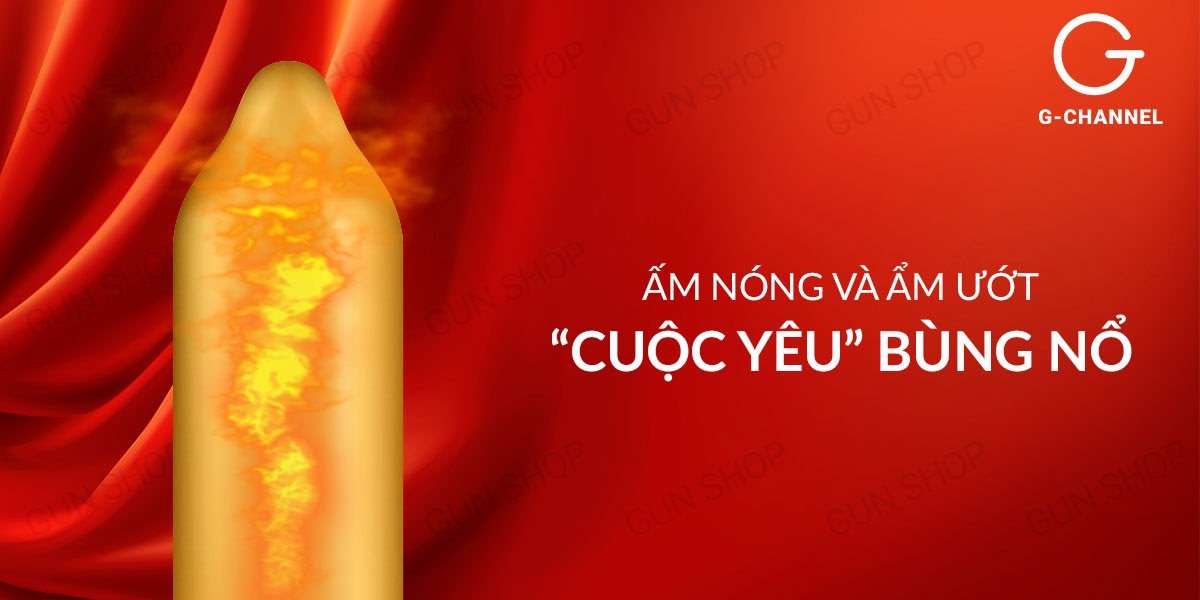 Bao cao su OLO 0.01 Đỏ siêu mỏng kích thích đam mê hộp 10 cái