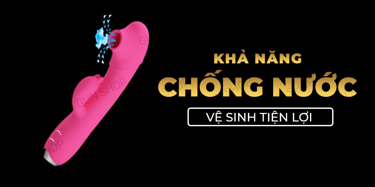 Máy rung massage 2 đầu Pretty Love Regina sạc điện kích thích đỉnh