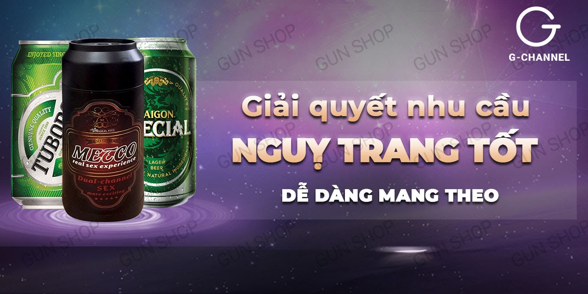 Âm đạo giả lon bia Magical Kiss Black chống thấm giá tốt