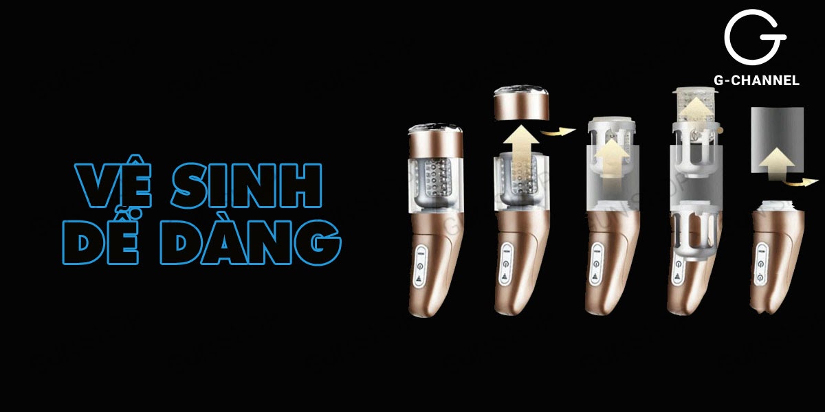 Âm đạo giả tự động đa chế độ sạc điện Ailighter Katerina 2 siêu thực