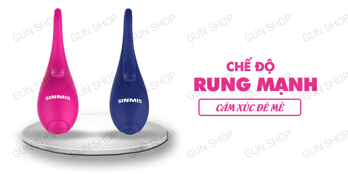 Trứng rung chống nước pin mạnh mẽ Nalone Sinmis Coco hot