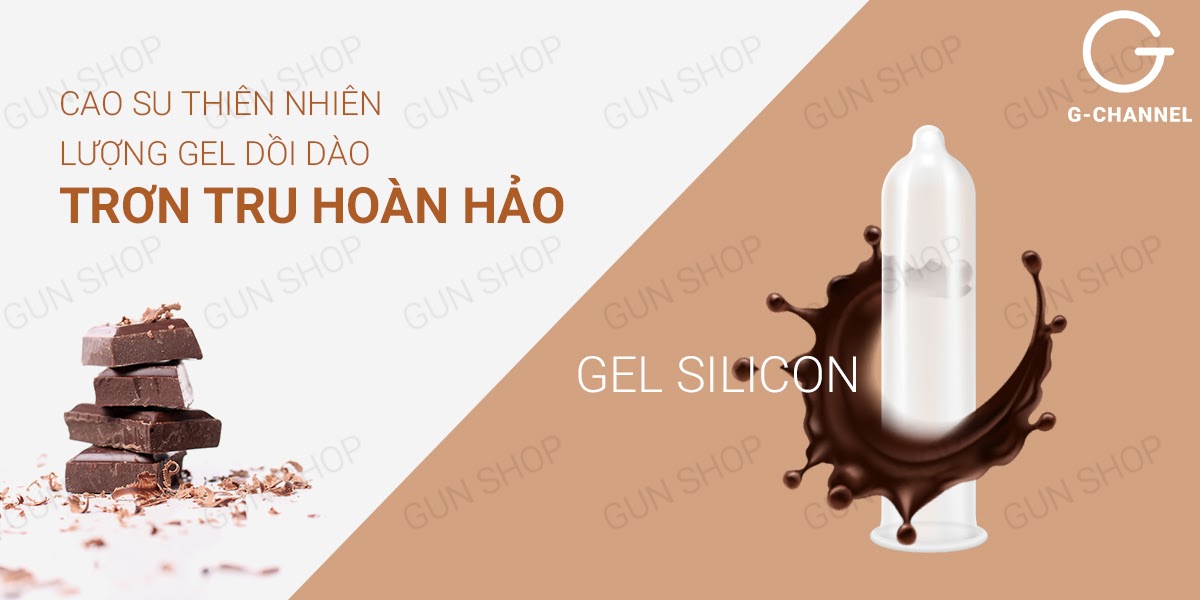 Bao cao su Nakanishi siêu mỏng 0.03mm hương chocolate - Đam mê