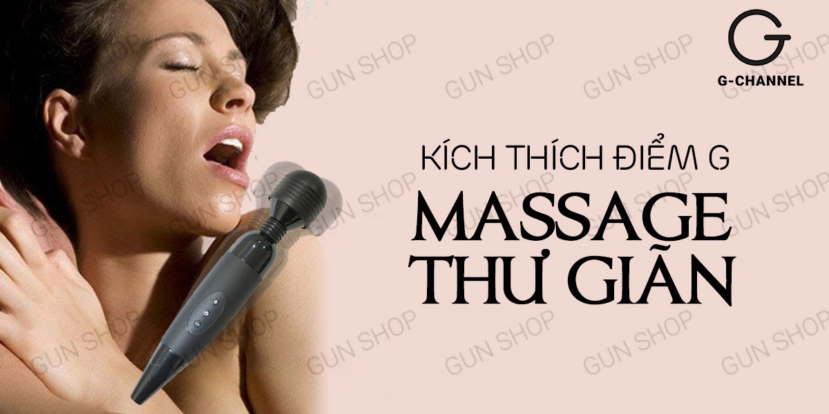 Máy massage AV Stick sạc điện rung đa tần số chày tình yêu