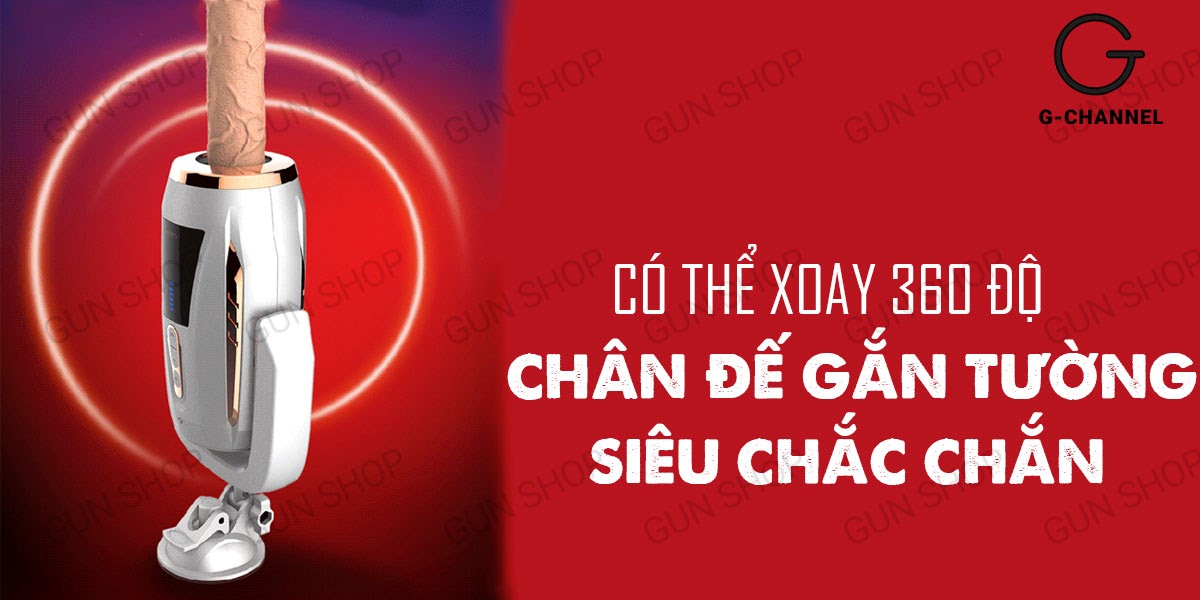 Dương vật giả Leten Wolverine siêu mềm xoay 360 độ thụt mạnh