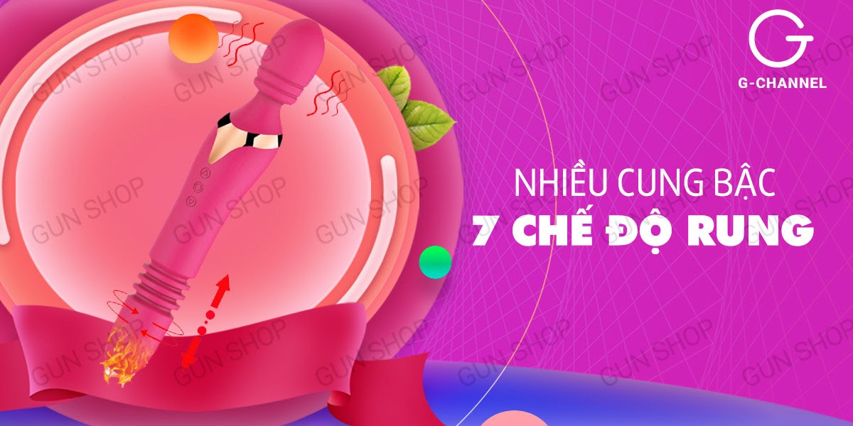 Máy massage đa năng Mannuo Lucy rung tỏa nhiệt sạc tiện lợi