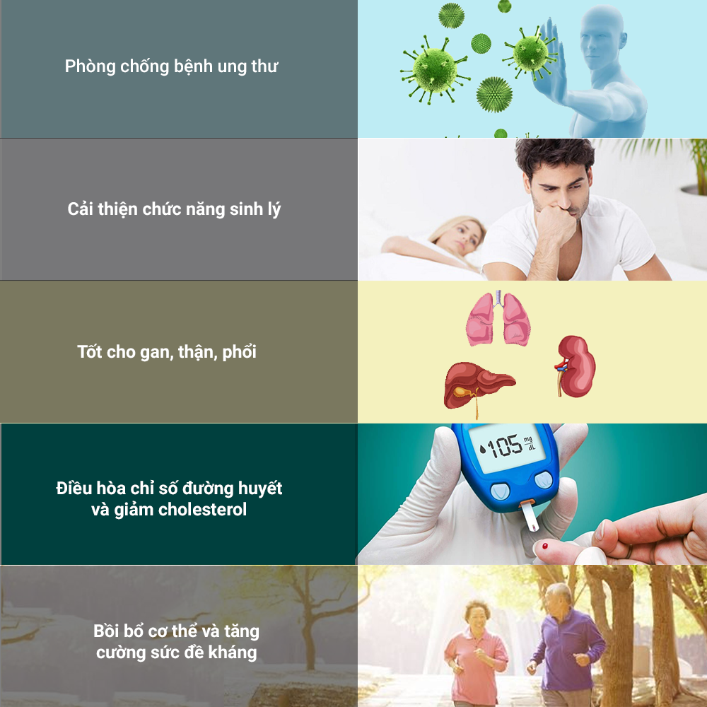 Đông trùng hạ thảo Toro 10g - tăng cường sinh lý, bồi bổ cơ thể, miễn dịch