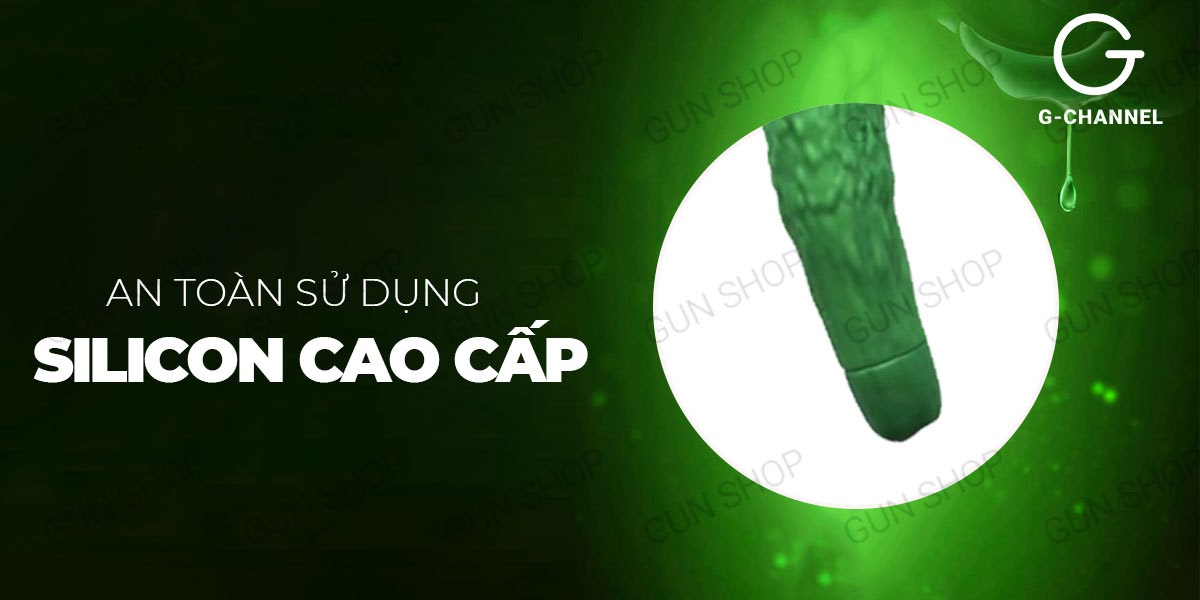 Dương vật giả dưa leo rung đa chế độ sạc điện Silicon an toàn