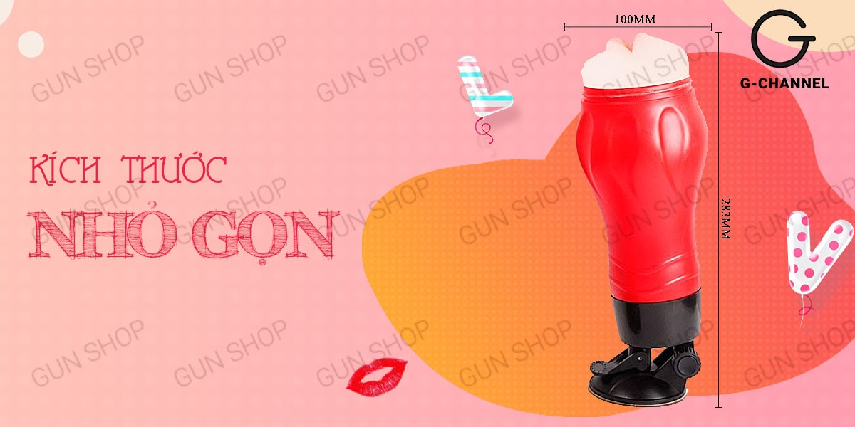 Âm đạo giả dính tường 12 tần số rung mạnh mượt Crazy Bull