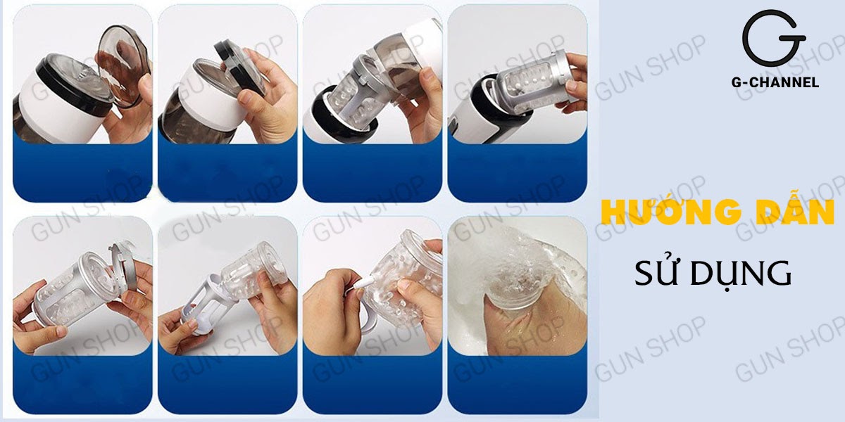 Âm đạo giả thụt xoay đa chế độ sạc điện Ailighter Katerina 4 siêu kích thích