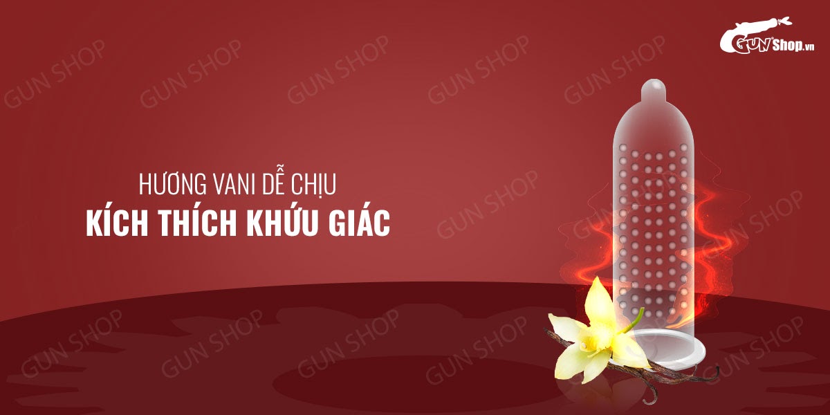 Bao cao su OLO siêu mỏng 0.01 Large Bump 10 cái tỏa nhiệt