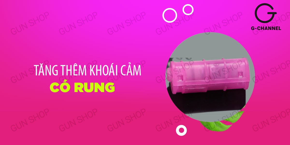 Bao cao su đôn dên rung Yeain Bumblebee kích thích cực mạnh