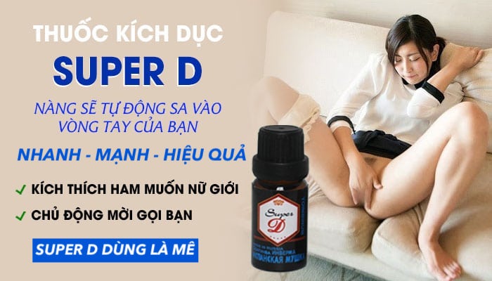Thuốc kích dục nữ Super D Nga chính hãng mạnh mẽ tăng khoái cảm