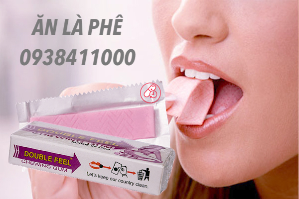 Singum Double Feel kẹo cao su kích thích nữ chính hãng Mỹ hấp dẫn
