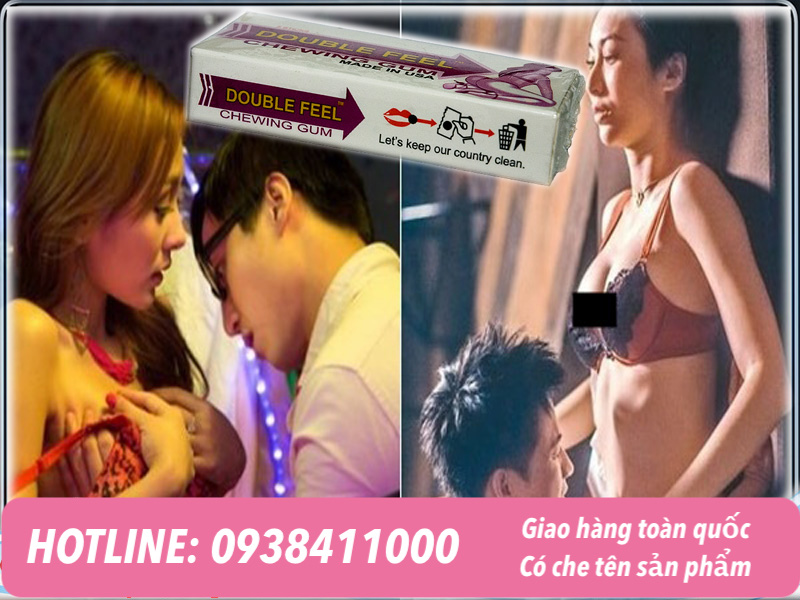 Singum Double Feel kẹo cao su kích thích nữ chính hãng Mỹ hấp dẫn