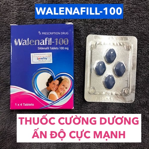 Giá sỉ Walenafil 100 cường dương Walenafil-100 Sildenafil trị xuất tinh sớm tăng sinh lý kéo dài thời gian cao cấp