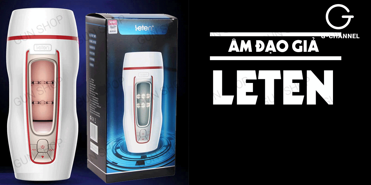 Âm đạo giả Leten 7 chế độ rung sạc pin cao cấp thăng hoa
