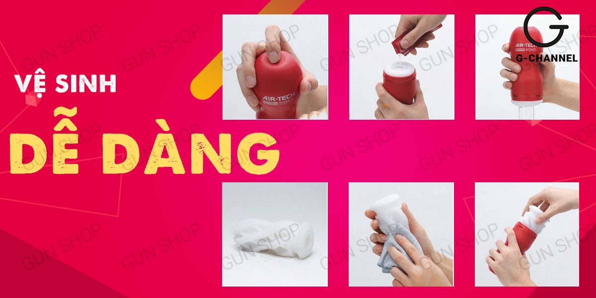 Âm đạo giả Tenga Double Hole nhỏ gọn chát chất, dễ dùng