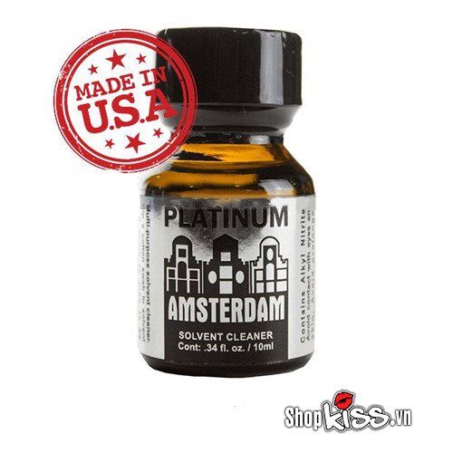 Amsterdam Platinum poppers 10ml Mỹ chính hãng mua ngay, chất lượng cao