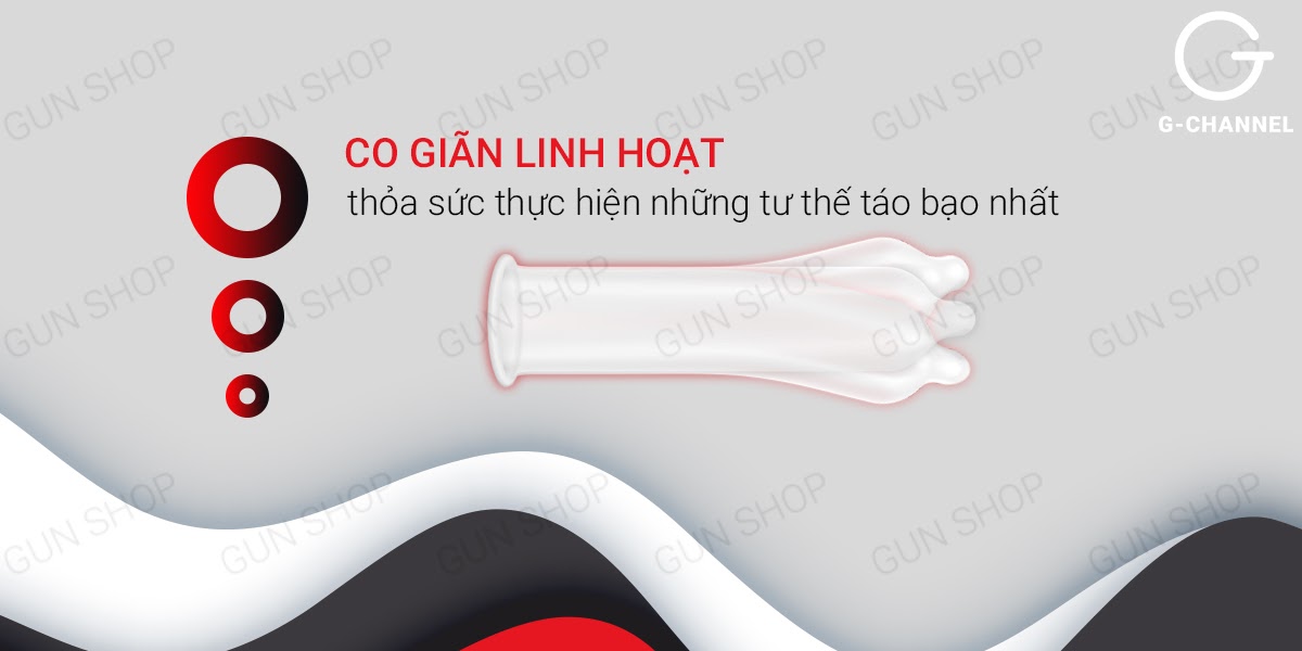 Bao cao su Cá Ngựa hộp 12 cái tăng khoái cảm kéo dài thời gian