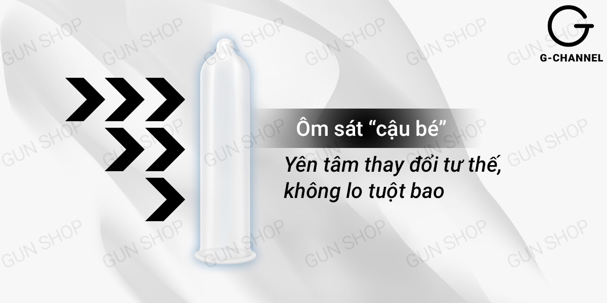 Bao cao su Combo cao cấp Mỏng mịn An toàn Hộp 10 cái