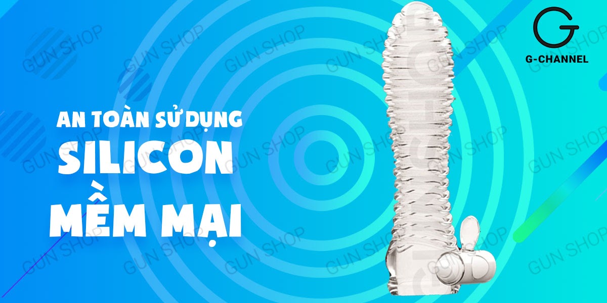 Bao cao su đôn dên rung kích thích tăng khoái cảm cực mạnh Aichao