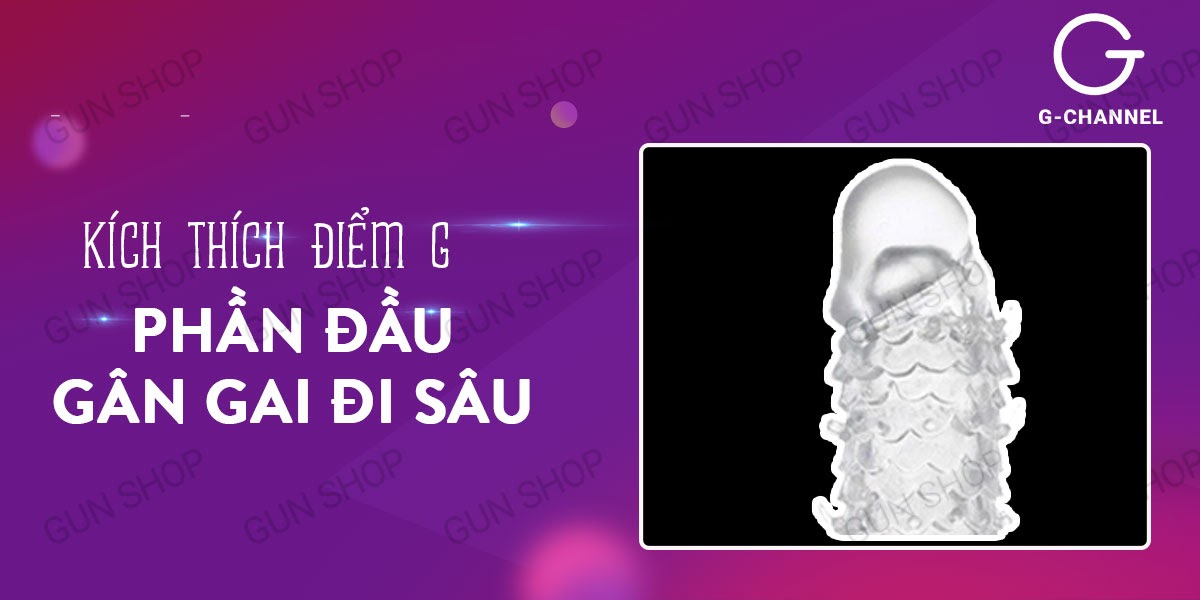 Bao cao su đôn dên Baile vảy cá tăng kích thước kích thích khoái cảm