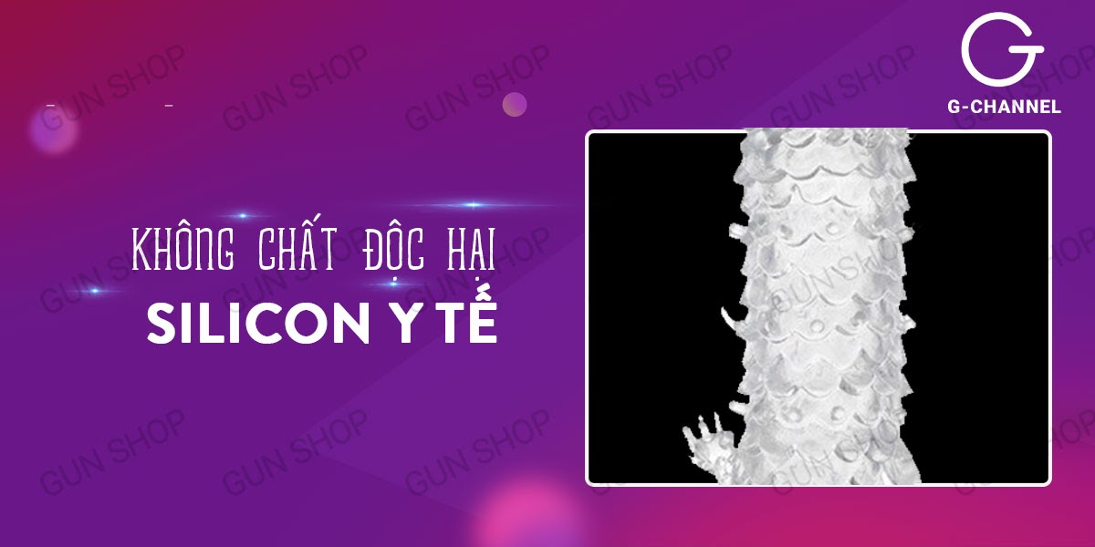 Bao cao su đôn dên Baile vảy cá tăng kích thước kích thích khoái cảm