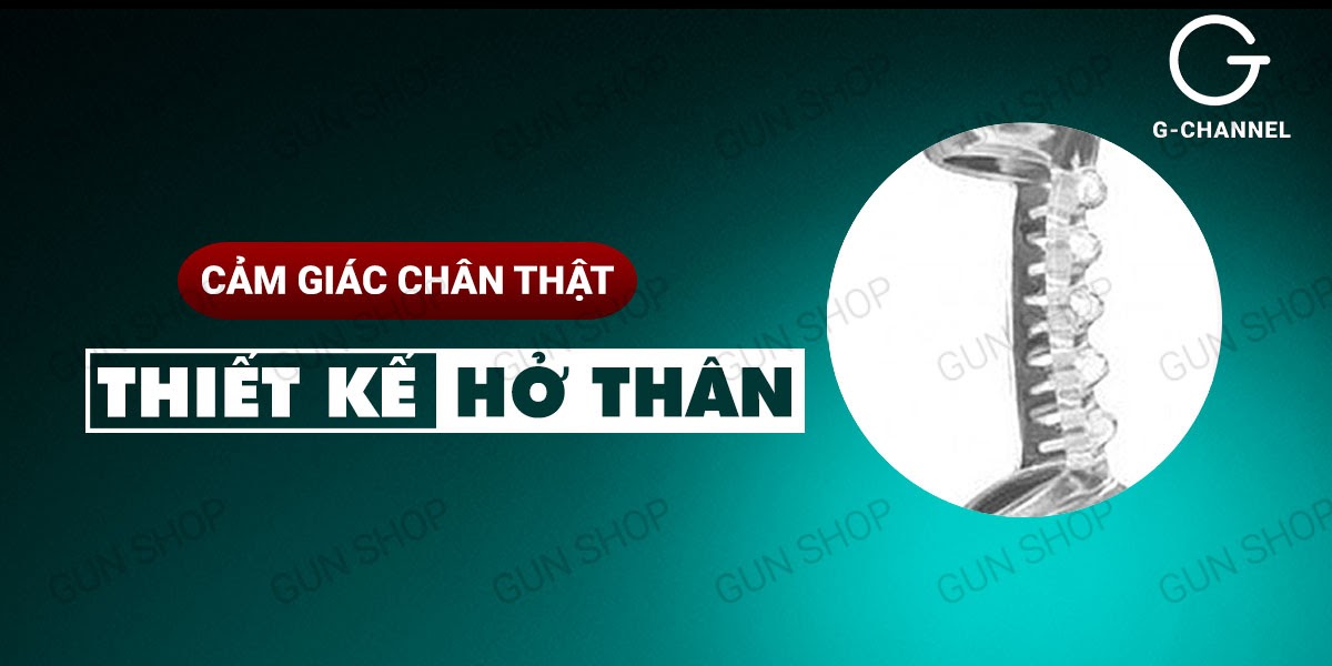 Bao cao su đôn dên Wild Knight chống tuột tăng khoái cảm