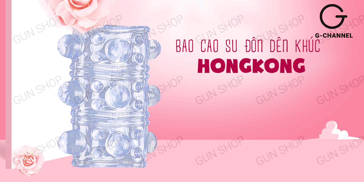 Bao cao su đôn dên khúc gai bi silicon tăng kích thước an toàn