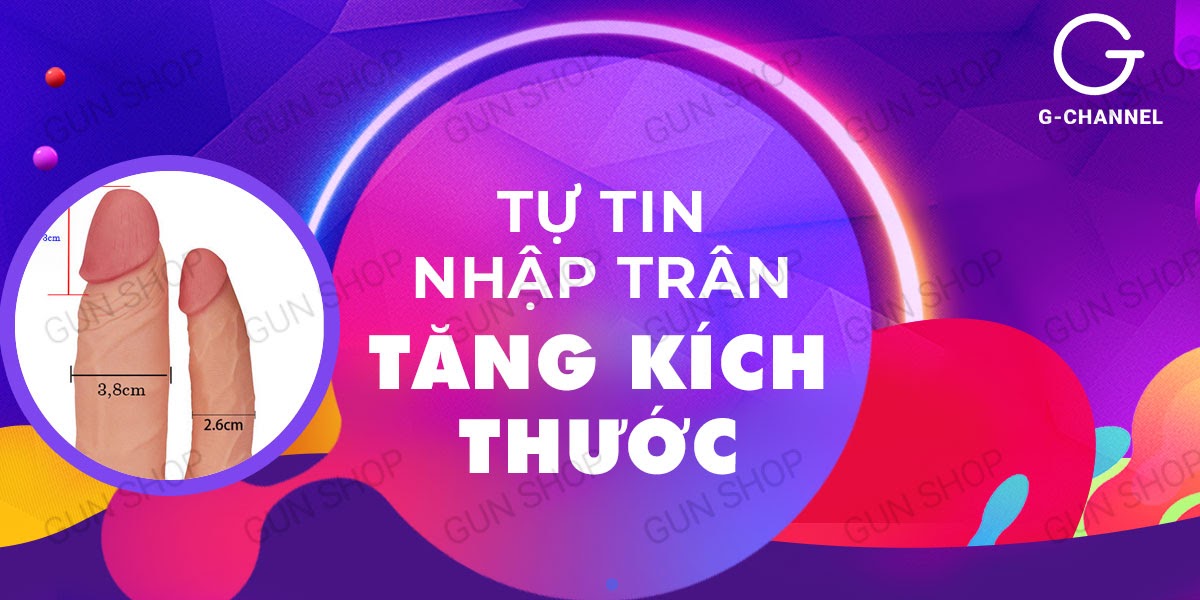 Bao cao su đôn dên Lovetoy 2 đầu tăng kích thước kéo dài thời gian yêu
