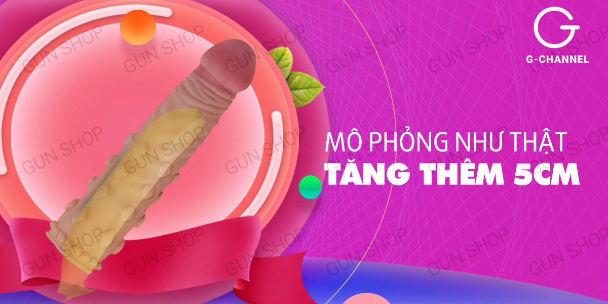 Bao cao su đôn dên Lovetoy tăng 5cm kích thích cực mạnh