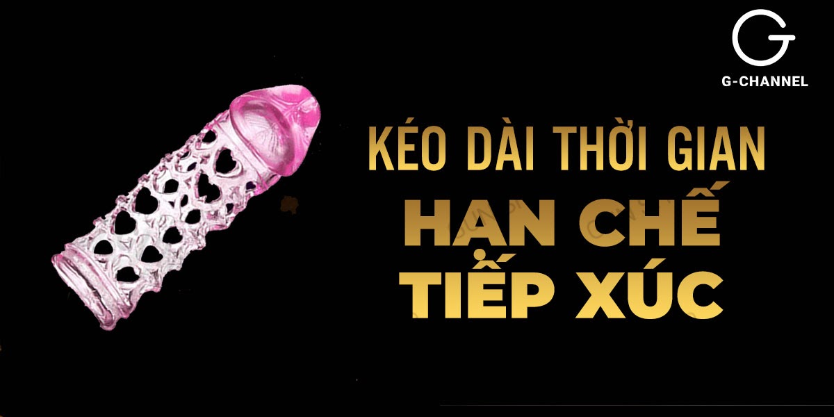 Bao cao su đôn dên Baile lưới hoa hồng kích thích cực mạnh